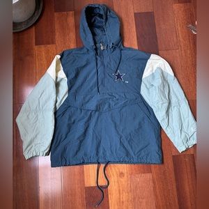 Vintage 1990s Dallas Cowboys NFL Hooded Jacket